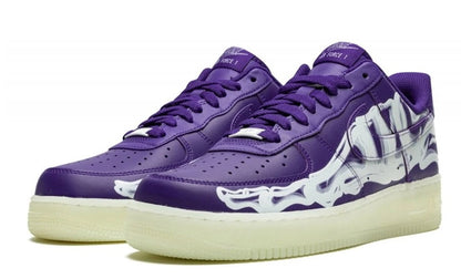 Nike Air Force 1 Low '07 QS Purple Skeleton Halloween (2021)