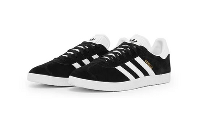Adidas Gazelle Core Black Cloud White Gold