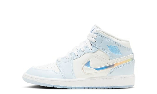 Air Jordan 1 Mid SE GS 'Glitter Swoosh'