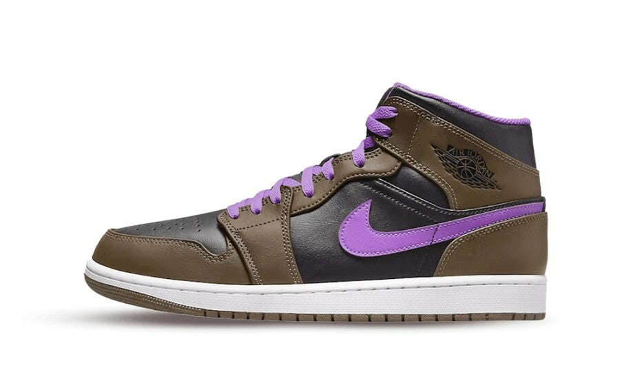 Air Jordan 1 Mid Purple Mocha