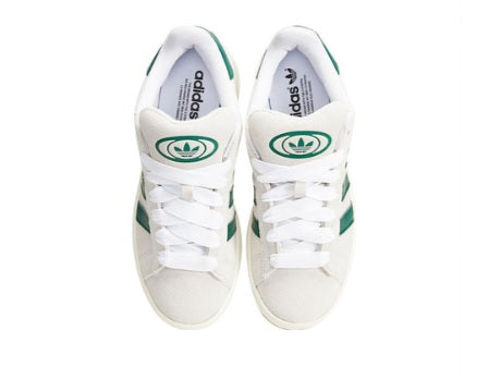 Adidas Campus 00s Crystal White Dark Green